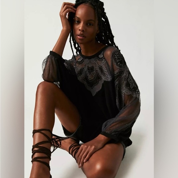 NWOT free people Tony tunic top - Picture 1 of 8